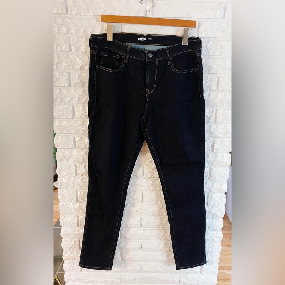 Old Navy Original Skinny Dark Jeans Size 12 Long - Picture 9 of 9